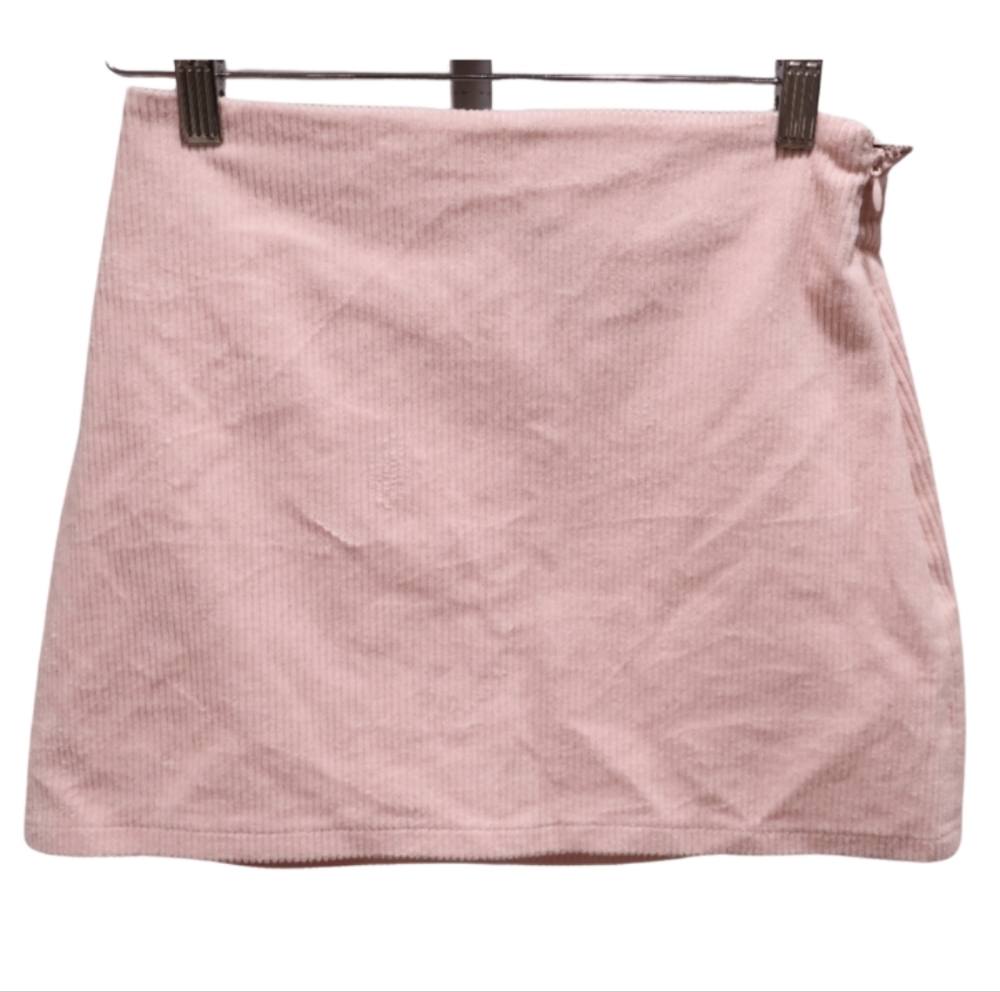 Forever 21 Blush Corduroy Mini Skirt